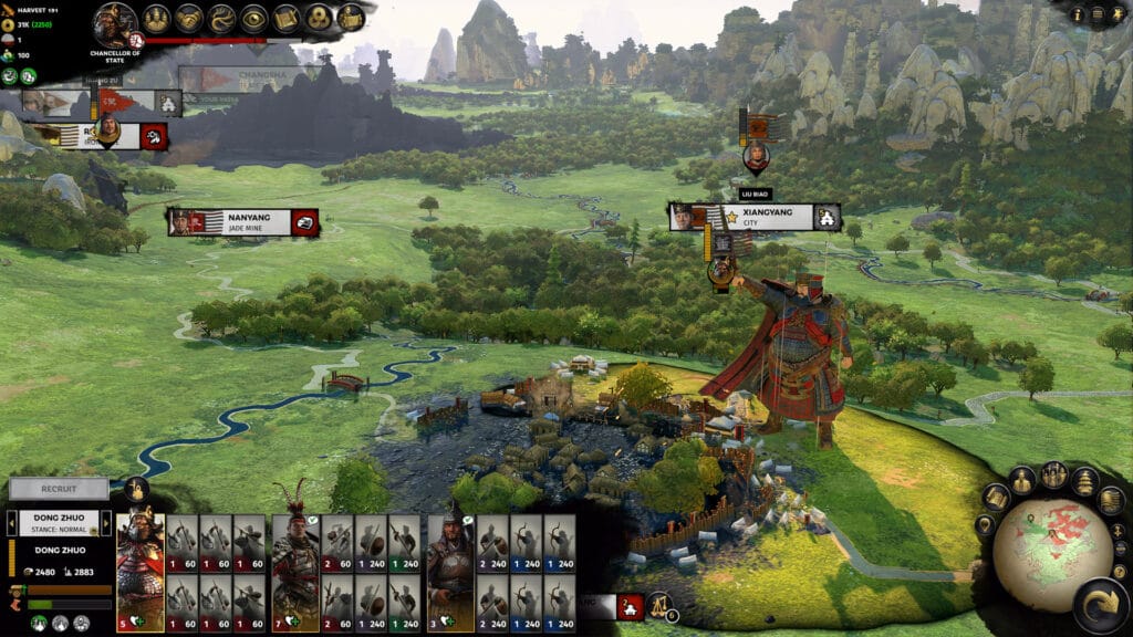 Total War Three Kingdoms Campaign Dong